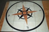 Tile Compass Rose - Aligned