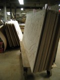Waterjet Cut Plywood Parts 1