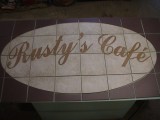 Ceramic Tile - Rustys Cafe